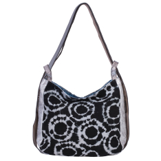 GEANTA RUCSAC ZEVO DAMA NEAGRA PIELE NATURALA INTOARSA TIP UNICAT DIMENSIUNE MARE COLECTIA PATCHWORK AMARA