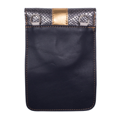 GEANTA PORT TELEFON ZEVO DAMA ROSIE PIELE NATURALA DIMENSIUNE MINI TIP POSTAS COLECTIA PATCHWORK AYLIN