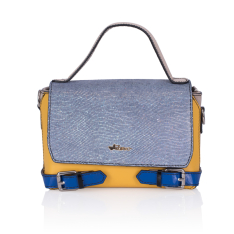  GEANTA ZEVO DAMA GALBENA PIELE NATURALA TIP POSTAS UNICAT DALILA