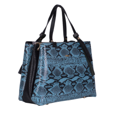 GEANTA ZEVO DAMA VERDE OTTANIO PIELE NATURALA PRINT CROCODIL TIP UNICAT DIMENSIUNE MEDIE COLECTIA PATCHWORK CLARISA