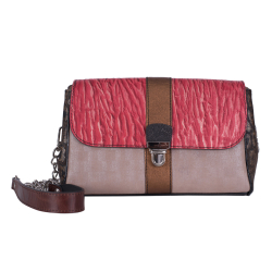 GEANTA ZEVO DAMA MULTICOLORA PIELE NATURALA PRINT UNICAT COLECTIA PATCHWORK TIP POSTAS MALVINA