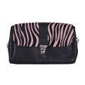 GEANTA ZEVO DAMA NEAGRA PIELE NATURALA SI BLANA PONEI PRINT ZEBRA COLECTIA PATCHWORK TIP POSTAS MALVINA