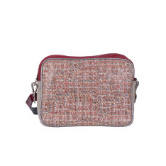 GEANTA ZEVO DAMA ROSU VISINIU PIELE NATURALA DIMENSIUNE MEDIE TIP POSTAS COLECTIA PATCHWORK NICHITA