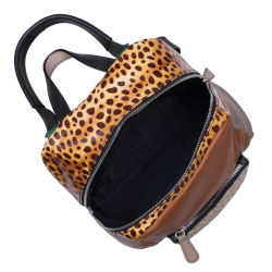 RUCSAC ZEVO DAMA UNICAT CONIAC PIELE NATURALA PATCHWORK LUANA