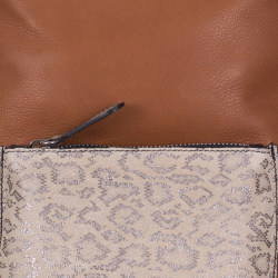 RUCSAC ZEVO DAMA UNICAT CONIAC PIELE NATURALA PATCHWORK LUANA
