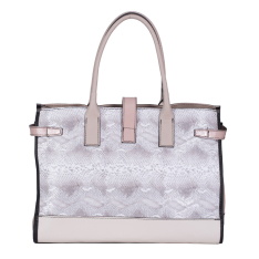 GEANTA ZEVO DAMA CREM OFFICE PIELE NATURALA TIP UNICAT COLECTIA PATCHWORK TAMARA