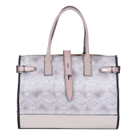 GEANTA ZEVO DAMA CREM OFFICE PIELE NATURALA TIP UNICAT COLECTIA PATCHWORK TAMARA