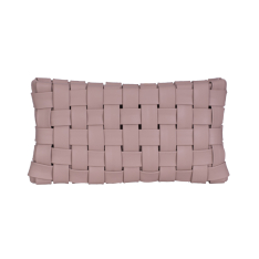 GEANTA ZEVO DAMA PIELE NATURALA IMPLETITA ROZ PRAFUIT TIP CLUTCH OCAZIE PATRICIA