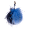 ACCESORIU GEANTA POMPON BLEU SI BLEUMARIN BLANA VULPE