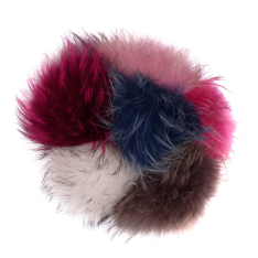 ACCESORIU GEANTA POMPON MARO BLANA VULPE