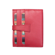 PORT CARDURI DAMA ROSU PIELE NATURALA ANDRA