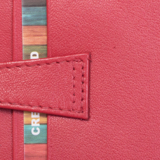 PORT CARDURI DAMA ROSU PIELE NATURALA ANDRA