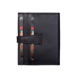 PORT CARDURI DAMA NEGRU PIELE NATURALA ANDRA