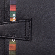 PORT CARDURI DAMA NEGRU PIELE NATURALA ANDRA