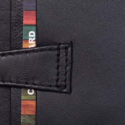 PORT CARDURI DAMA NEGRU PIELE NATURALA ANDRA