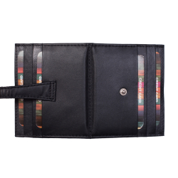 PORT CARDURI DAMA NEGRU PIELE NATURALA ANDRA