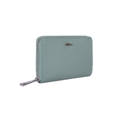 PORTOFEL ZEVO DAMA VERDE MENTA MEDIU PIELE NATURALA 
