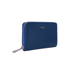 PORTOFEL ZEVO DAMA BLEUMARIN MEDIU PIELE NATURALA 