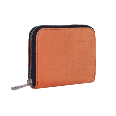 PORTOFEL ZEVO DAMA ORANJ MIC PATCHWORK PIELE NATURALA 