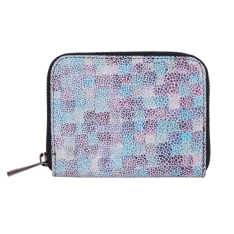 PORTOFEL ZEVO DAMA COLORAT MIC PATCHWORK PIELE NATURALA 