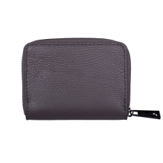 PORTOFEL ZEVO DAMA GREJ MIC PIELE NATURALA 