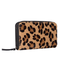 PORTOFEL DAMA ANIMAL PRINT MARE LEOPARD PIELE NATURALA ARIANA