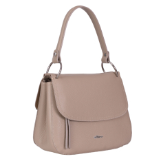  GEANTA ZEVO DAMA CREM PIELE NATURALA TEXTURATA MARIME MEDIE REBECA