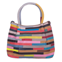 GEANTA ZEVO DAMA SHOPPER PIELE NATURALA DETALIU FLORI RIANA