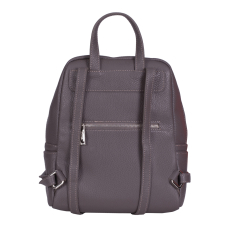 RUCSAC ZEVO DAMA GREJ PIELE NATURALA TEXTURATA SANDRINA