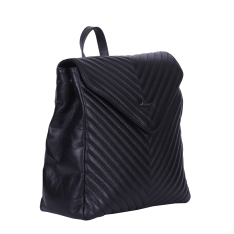 RUCSAC ZEVO DAMA NEGRU PIELE NATURALA MODEL V SANZIANA