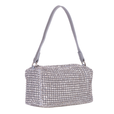 CLUTCH ZEVO DAMA OCAZIE ARGINTIU DESCHIS SARA
