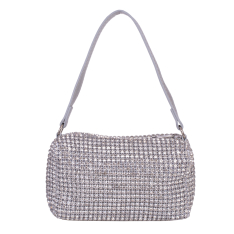 CLUTCH ZEVO DAMA OCAZIE ARGINTIU DESCHIS SARA