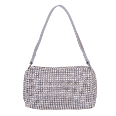 CLUTCH ZEVO DAMA OCAZIE ARGINTIU DESCHIS SARA