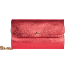 GEANTA ZEVO DAMA ROSIE PIELE NATURALA STRALUCITOARE PLIC OCAZIE SELINA