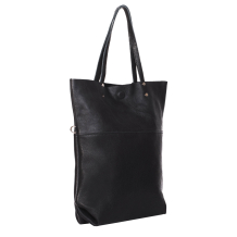 GEANTA ZEVO SHOPPING DAMA NEAGRA PIELE NATURALA STEFANIA