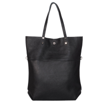 GEANTA ZEVO SHOPPING DAMA NEAGRA PIELE NATURALA STEFANIA