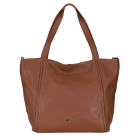 GEANTA ZEVO SHOPPER DAMA CONIAC PIELE NATURALA TEODORA