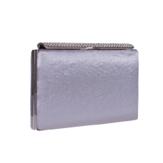 CLUTCH ZEVO DAMA ARGINTIU SATINAT SEARA TESSA
