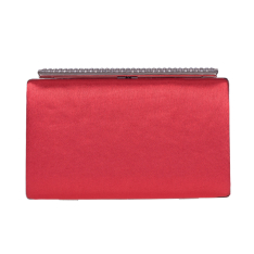 CLUTCH ZEVO DAMA ROSU SATINAT SEARA TESSA