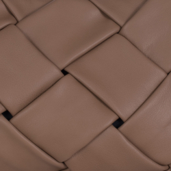 GEANTA ZEVO DAMA TAUPE PIELE NATURALA PREMIUM IMPLETITA URANIA