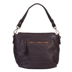 GEANTA ZEVO DAMA MARO PIELE NATURALA VINTAGE DETALIU IMPLETITURA TIP POSTAS ISABELA