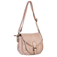GEANTA ZEVO DAMA NUDE PIELE NATURALA VINTAGE TIP POSTAS MIRABELA