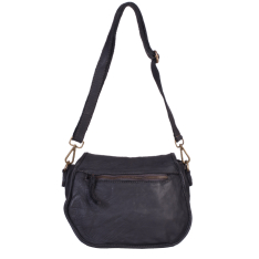 GEANTA ZEVO DAMA NEAGRA PIELE NATURALA VINTAGE TIP POSTAS MIRABELA