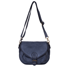 GEANTA ZEVO DAMA BLEUMARIN PIELE NATURALA VINTAGE TIP POSTAS MIRABELA