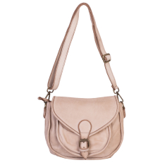 GEANTA ZEVO DAMA NUDE PIELE NATURALA VINTAGE TIP POSTAS MIRABELA