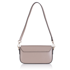 GEANTA ZEVO DAMA MINI CREM PIELE NATURALA FERMA VIVIANA