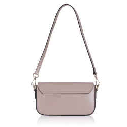 GEANTA ZEVO DAMA MINI CREM PIELE NATURALA FERMA VIVIANA