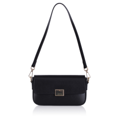 GEANTA ZEVO DAMA MINI NEAGRA PIELE NATURALA FERMA VIVIANA